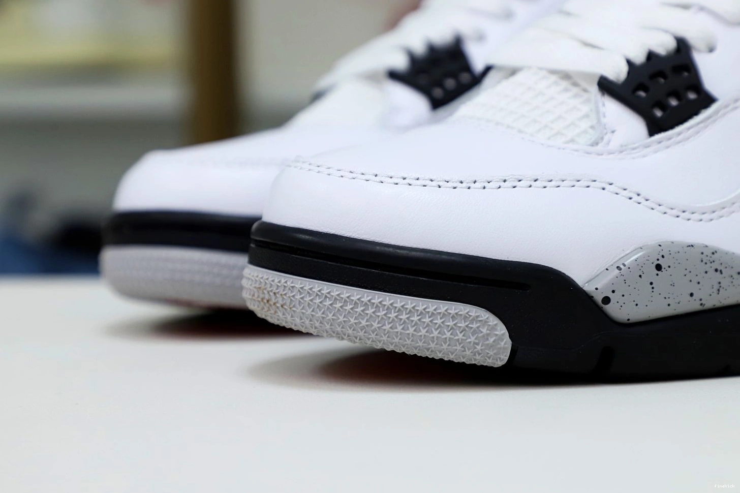 Air Cement Jordan Retro 4 White 0709
